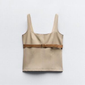Zara belted top (BNWT)